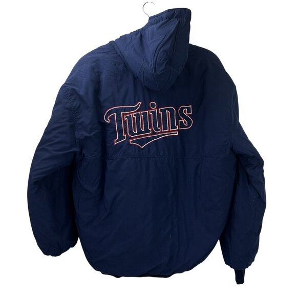 Vintage DeLong Minnesota Twins Men’s Small/ Youth Large Puffer Jacket Bomber USA - Picture 7 of 16